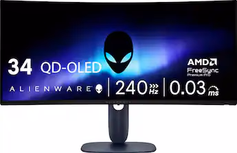 Monitor Alienware 34" QD-OLED 165Hz